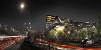Image du projet de la philharmonie de Paris par Jean Nouvel.
