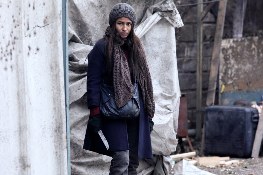 L'un des personnages principaux (zonard) dans la Zone, de l'autre côté du mur